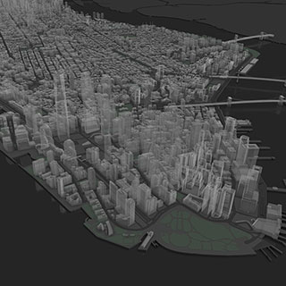 Manhattan 3D model