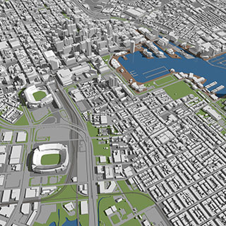 Baltimore, MD 3D Model
