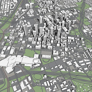 Dallas, TX 3D Model