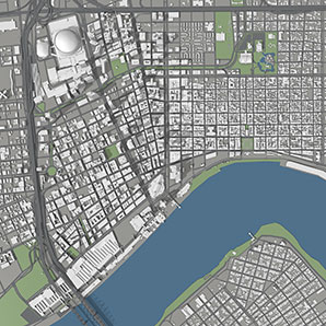 New Orleans, LA 3D Model