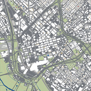 Dallas, TX detailed Map