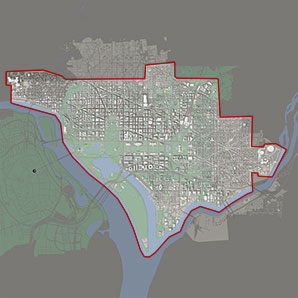 Washington, DC 3D Model_ Extent