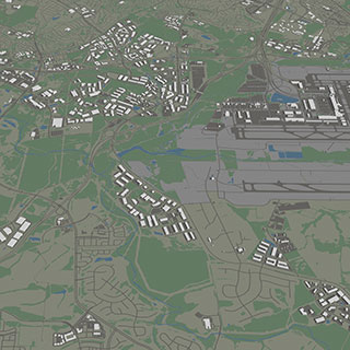 Dulles, VA 3D Model