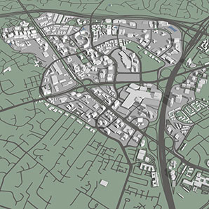 Tysons Corner, VA 3D Model
